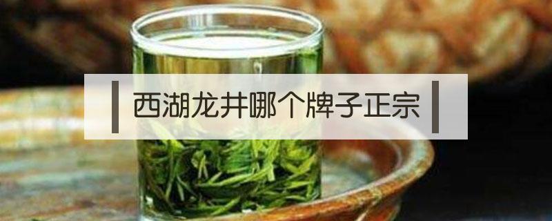 西湖龙井哪个牌子正宗（哪个品牌的西湖龙井最正宗）