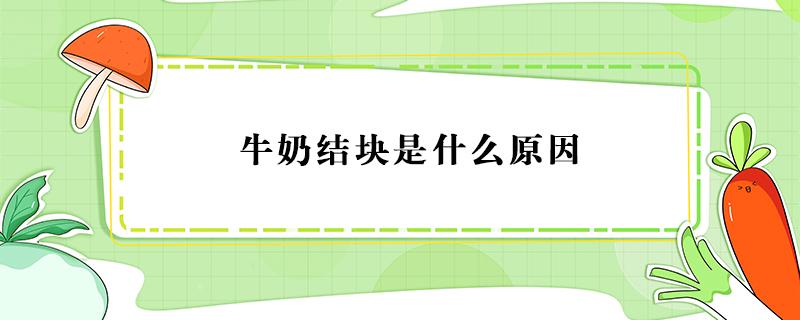 牛奶结块是什么原因 牛奶里面结块是什么原因