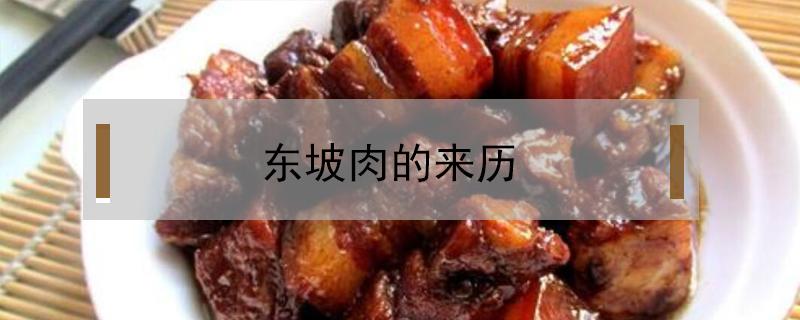 东坡肉的来历 东坡肉的来历和典故100字