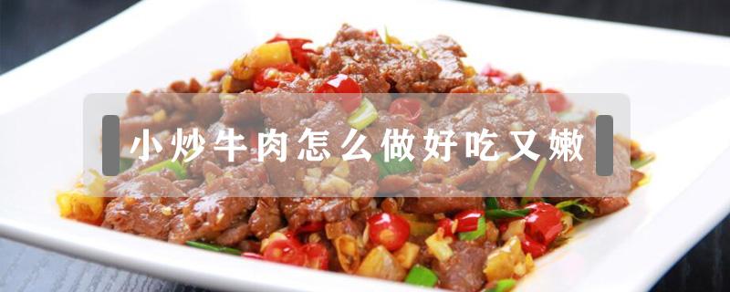 小炒牛肉怎么做好吃又嫩（小炒肉怎么炒好吃又嫩）