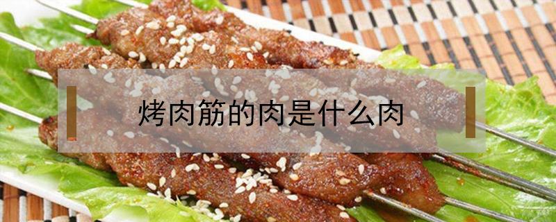 烤肉筋的肉是什么肉 烤牛肉肉筋的肉是什么肉