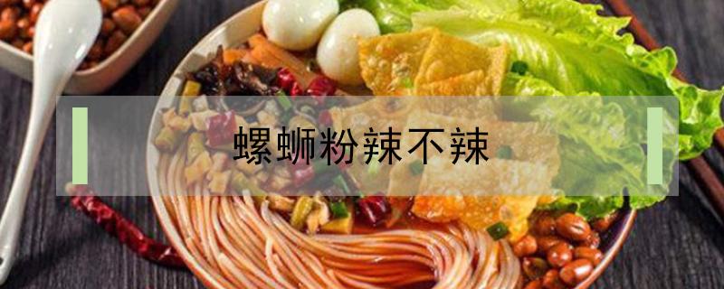 螺蛳粉辣不辣 哪个螺蛳粉不辣