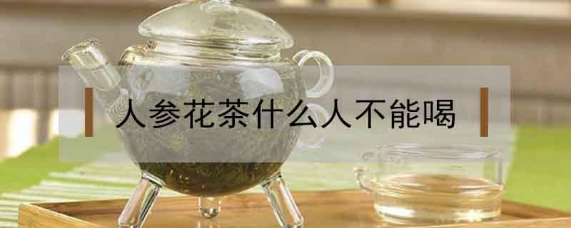 人参花茶什么人不能喝（人参花能当茶喝吗）