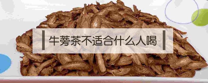 牛蒡茶不适合什么人喝(牛蒡茶不适合什么人喝 新闻)