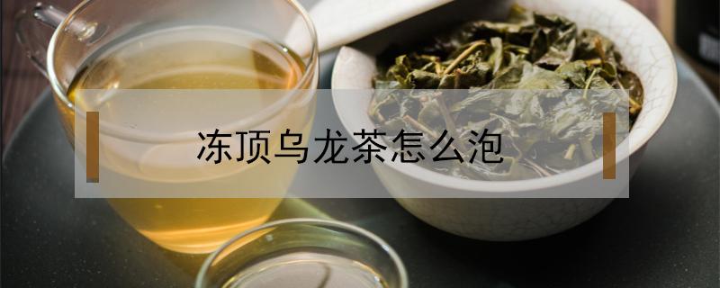 冻顶乌龙茶怎么泡（冻顶乌龙冷泡茶的做法）