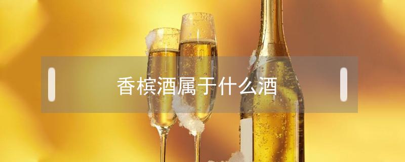 香槟酒属于什么酒（香槟酒属于什么葡萄酒）