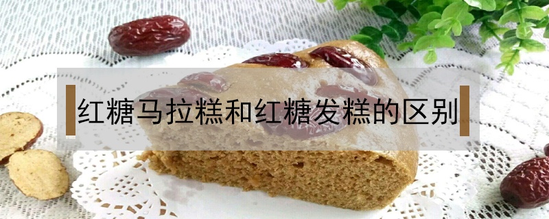 红糖马拉糕和红糖发糕的区别（通常叫红糖糕还是马拉糕）