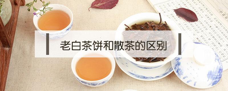 老白茶饼和散茶的区别(老白茶散的好还是饼的好)