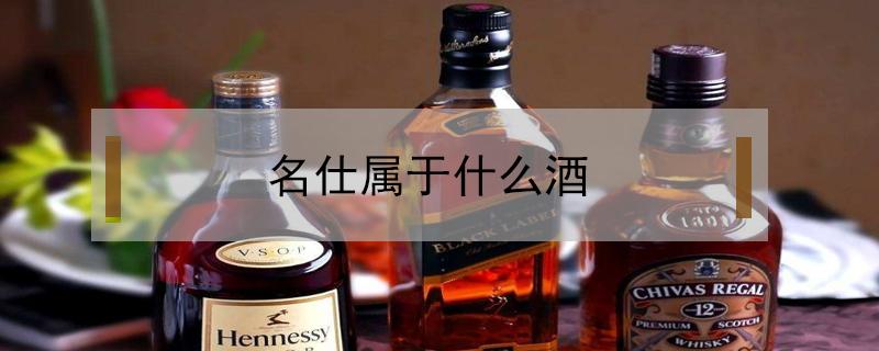 名仕属于什么酒 名仕属于什么洋酒