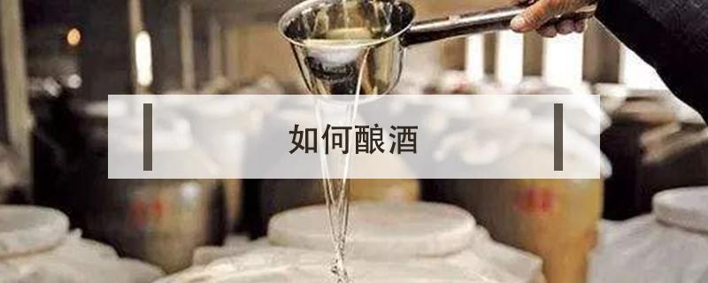 如何酿酒 酒的酿造