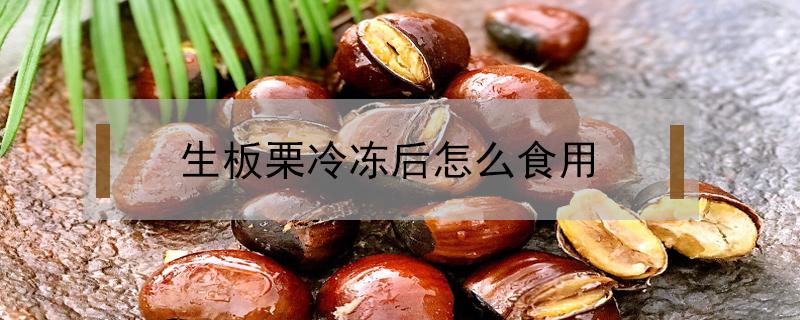 生板栗冷冻后怎么食用（生板栗冷冻后怎样吃）