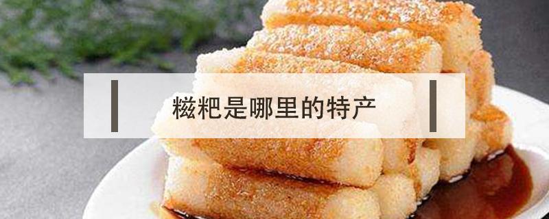 糍粑是哪里的特产