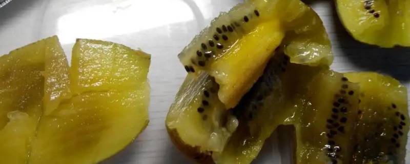 猕猴桃里面发黄是不是坏了 猕猴桃部分发黄