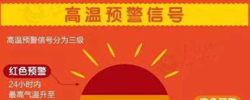 40℃以上发布高温什么颜色预警 发布高温是什么颜色的预警