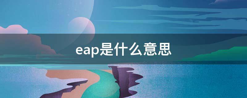 eap是什么意思（wifi eap是什么意思）