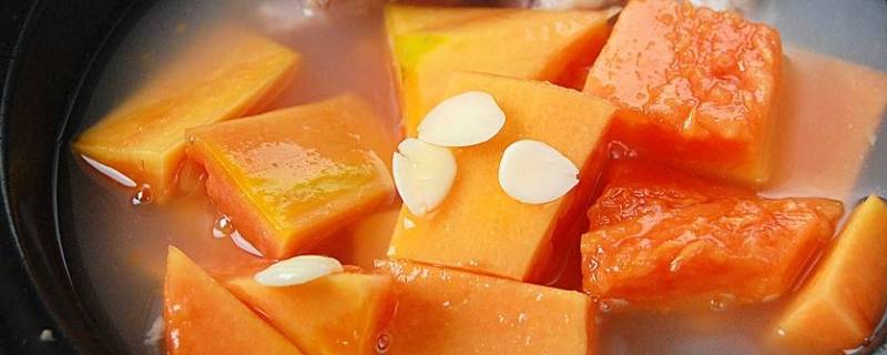 木瓜汤放什么材料（木瓜汤的配料）