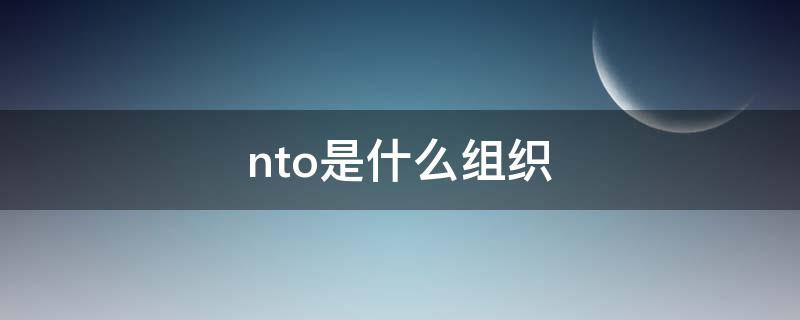 nto是什么组织（into1成员）