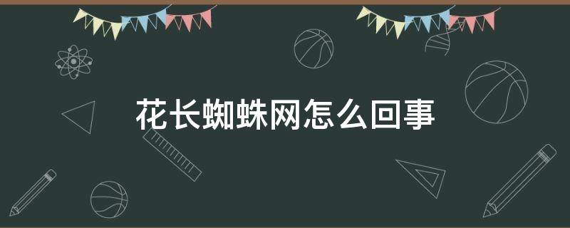 花长蜘蛛网怎么回事 花长蜘蛛网是什么病