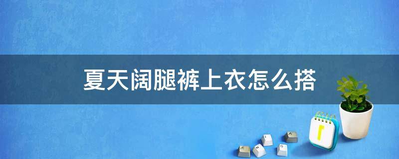 夏天阔腿裤上衣怎么搭 阔腿裤怎么穿搭上衣