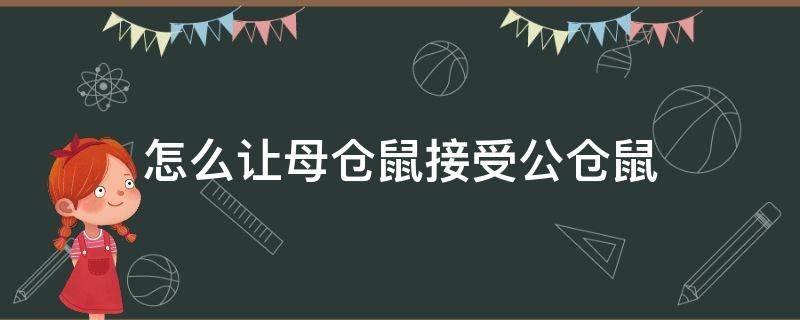 怎么让母仓鼠接受公仓鼠 母仓鼠不让公仓鼠上怎么办?