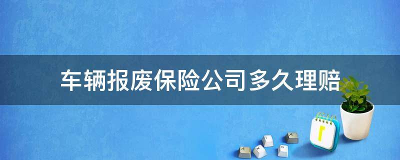 车辆报废保险公司多久理赔（车辆报废保险公司理赔需要多久）