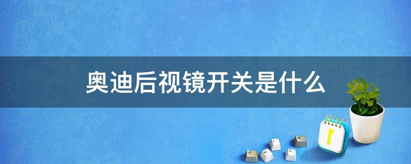 奥迪后视镜开关是什么 奥迪调后视镜的按钮开关图