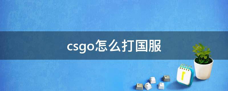 csgo怎么打国服 csgo怎么打国服排位