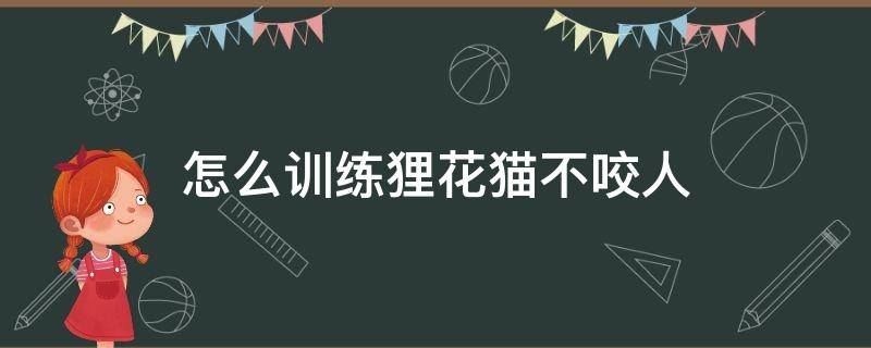 怎么训练狸花猫不咬人 训狸花猫的方法