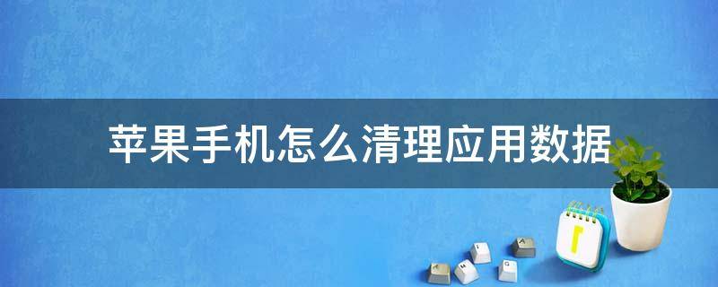 苹果手机怎么清理应用数据 苹果手机如何清理应用数据