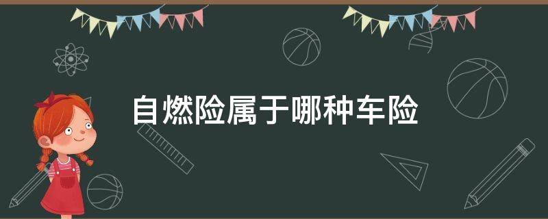 自燃险属于哪种车险 自燃险和车损险