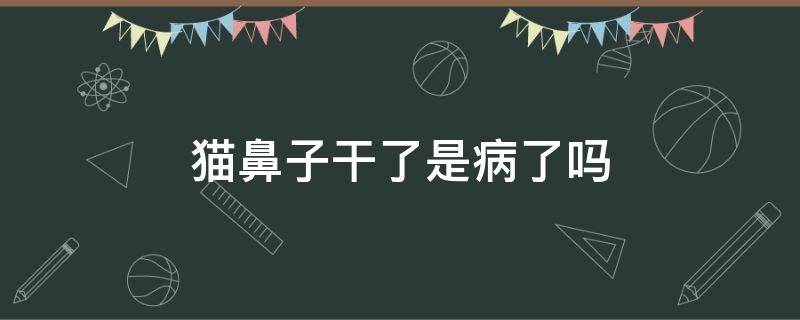 猫鼻子干了是病了吗 猫鼻子干是有病吗