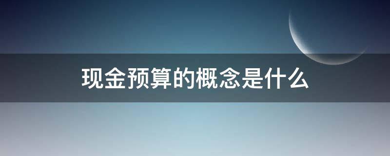 现金预算的概念是什么（什么是现金预算?现金预算包括哪些内容?）