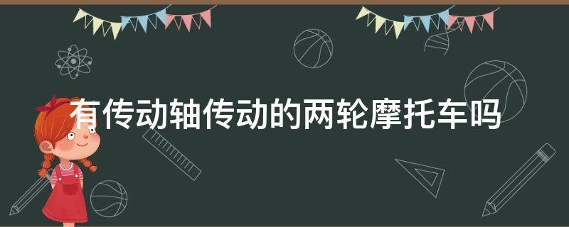 有传动轴传动的两轮摩托车吗 两轮摩托车有用传动轴的吗?