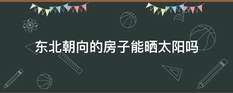 东北朝向的房子能晒太阳吗 东北朝向的房子能晒太阳吗广州