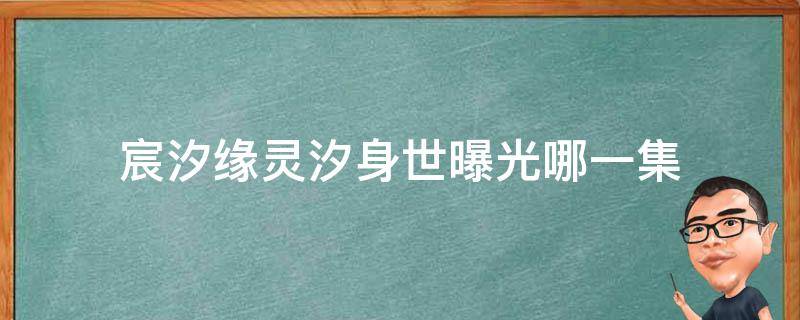 宸汐缘灵汐身世曝光哪一集 宸汐缘灵汐真实身份第几集