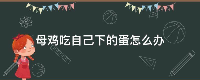 母鸡吃自己下的蛋怎么办 下蛋母鸡吃鸡蛋怎么办