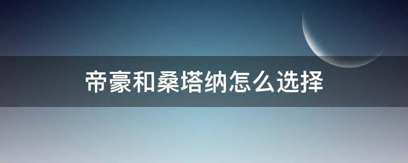 帝豪和桑塔纳怎么选择（家用车是选帝豪还是桑塔纳）