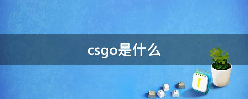 csgo是什么 csgo是什么时候出来的