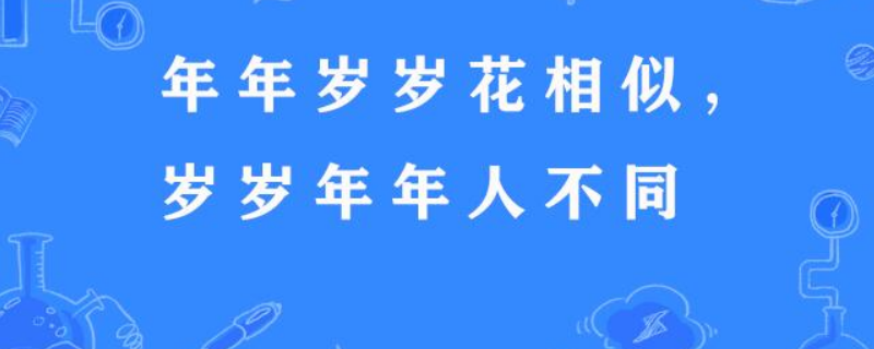 和某某的岁岁年年是什么意思 年年岁岁啥意思