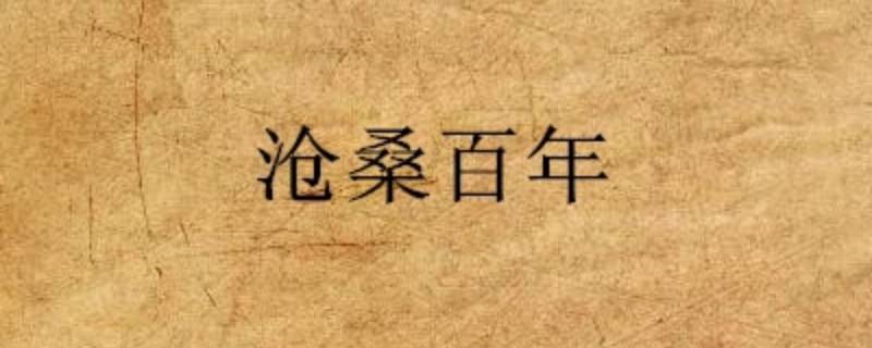 沧桑百年下一句（百年沧桑 下一句）