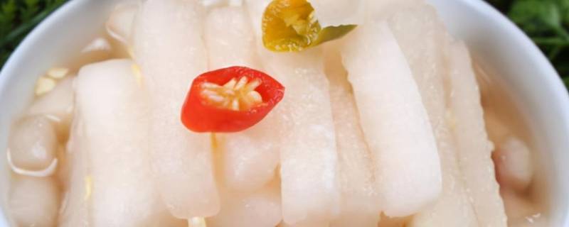 白萝卜怎么腌好吃又脆（白萝卜怎么腌好吃又脆,还可以放很长时间）