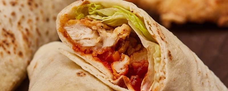 墨西哥鸡肉卷怎么吃（墨西哥鸡肉卷怎么吃 手）