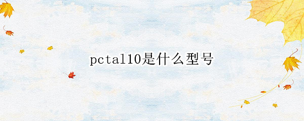 pctal10是什么型号（PCTal10）