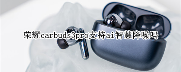 荣耀earbuds3pro支持ai智慧降噪吗（荣耀earbuds2se评测）