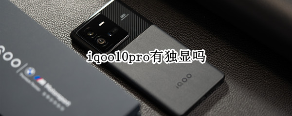 iqoo10pro有独显吗（iqoo9有独显吗）