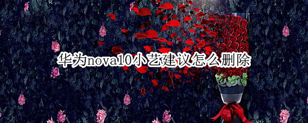 华为nova10小艺建议怎么删除 华为nova5pro怎么关闭小艺