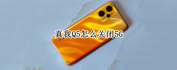 真我Q5怎么关闭5G（奥迪q5怎么关）