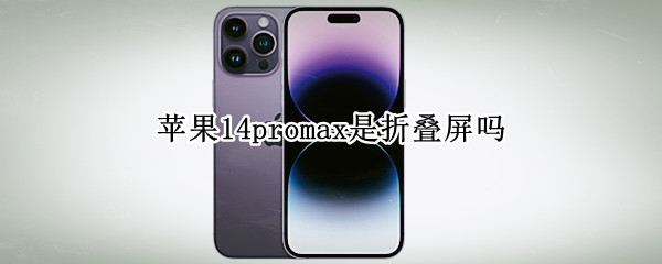 苹果14promax是折叠屏吗（Iphone12promax能横屏吗）