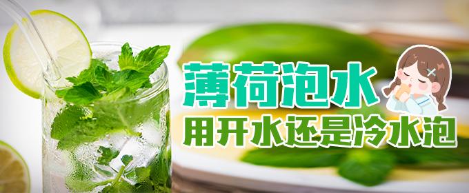 薄荷泡水用开水还是冷水泡（薄荷用温水泡还是开水泡）