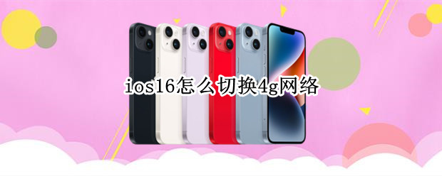 ios16怎么切换4g网络 iphone13如何切换4g网络